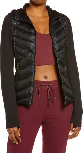 Hooded Hybrid Running Jacket | Nordstrom