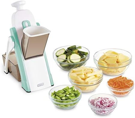 DASH Safe Slice Mandoline Slicer, Julienne + Dicer for Vegetables, Meal Prep & More with 30+ Pres... | Amazon (US)