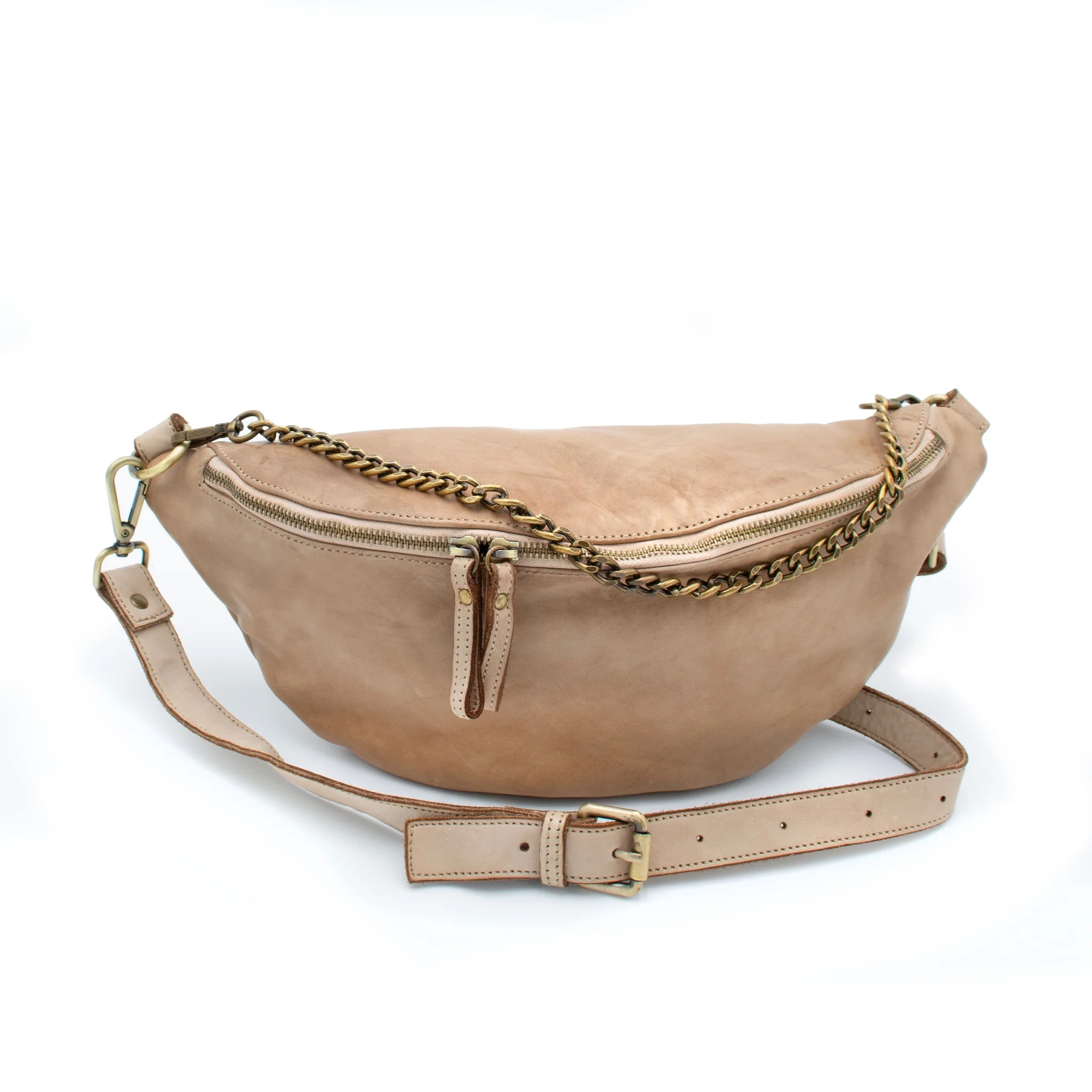 Capri Sling in Light Taupe | Bolsa Nova Handbags