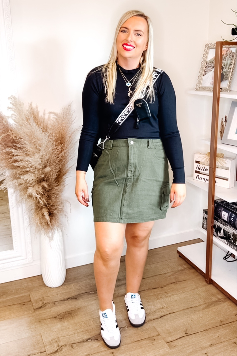 Cargo skirt. 
Fall style. 
Fall fashion. 
Fall outfit. 
Mom style. 
Midsize style. 
Amazon skirt. 
Amazon Canada fashion. 
Amazon style. 
Amazon fashion finds. 

Size XL skirt (stay true to size this was a bit big on me)
Large top
Shoes are men’s 8

#LTKmidsize #LTKstyletip #LTKfindsunder50