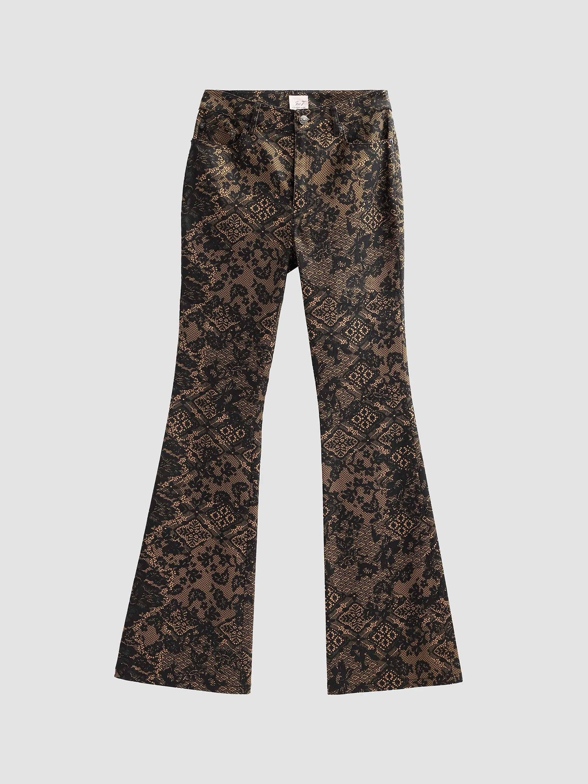 Charlie Patchwork-Lace Print Jeans | Saks Fifth Avenue