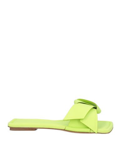 Acne Studios Woman Sandals Lime green Size 5 Leather | YOOX (US)