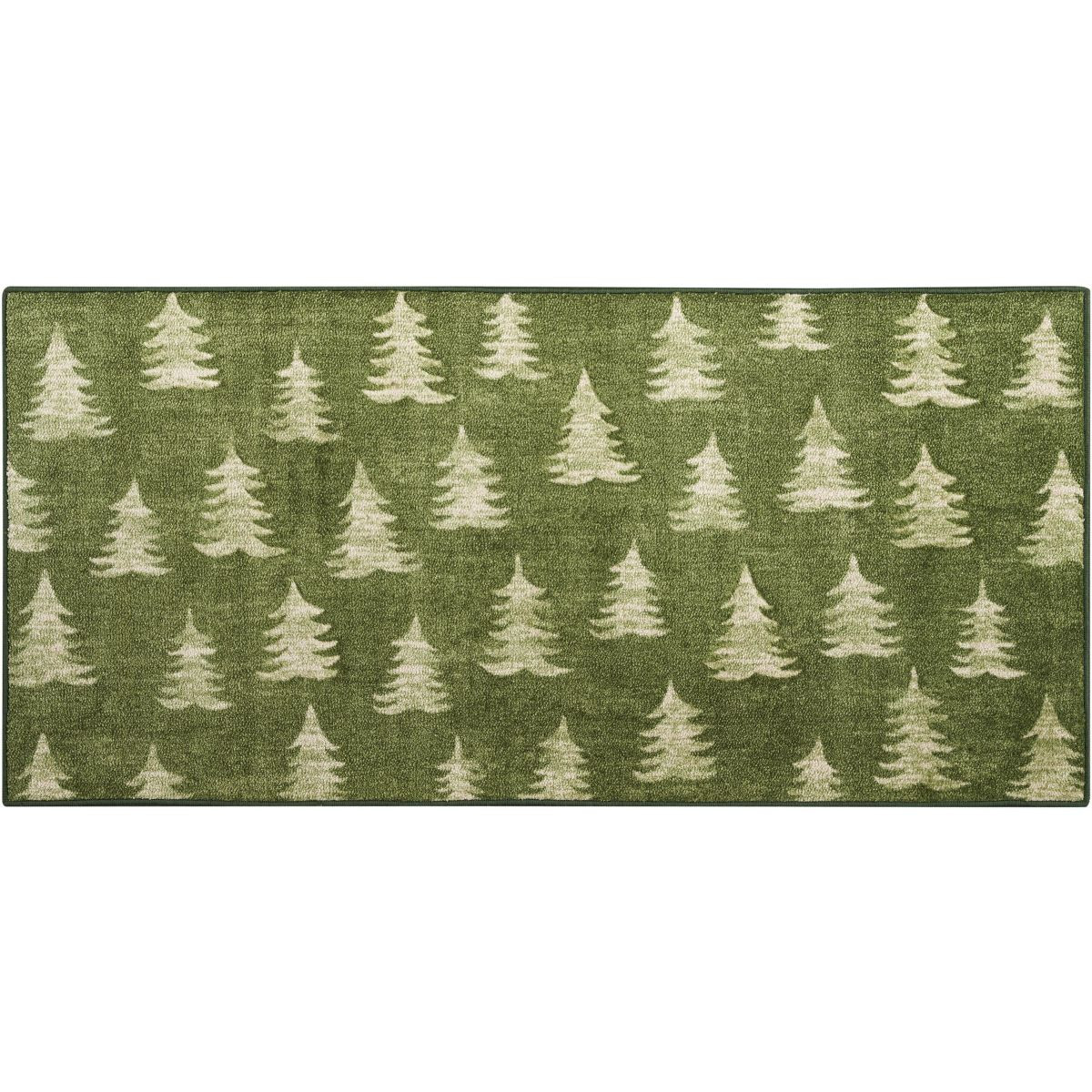 Nourison Accent Christmas Trees Kitchen Entryway Non-Skid Mat | Target