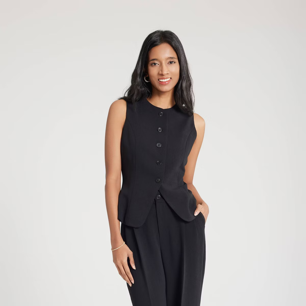 Women's Long Waistcoat Vest - A New Day™ | Target