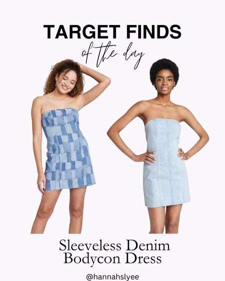 Target bodycon denim dresses 

#LTKfit #LTKSeasonal #LTKstyletip