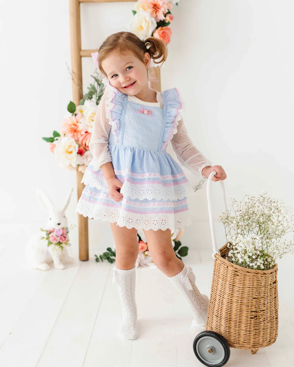 Gingham Tiered Dress | Bums & Roses