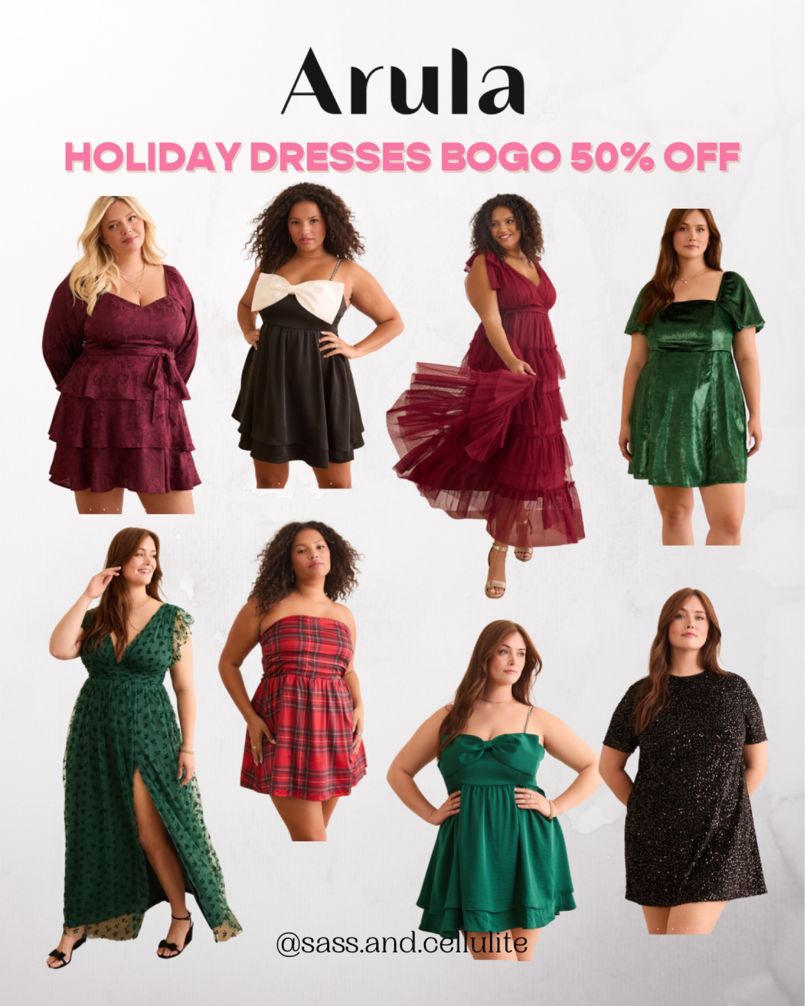 Arula is having a BOGO 50% off sale on dresses & sweaters! Some super cute new holiday dresses too🎄👗

#LTKSaleAlert #LTKPlusSize #LTKSeasonal