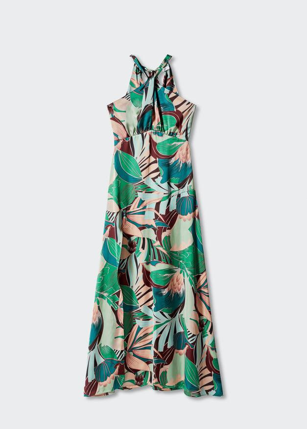 Open tropical dress | MANGO (US)