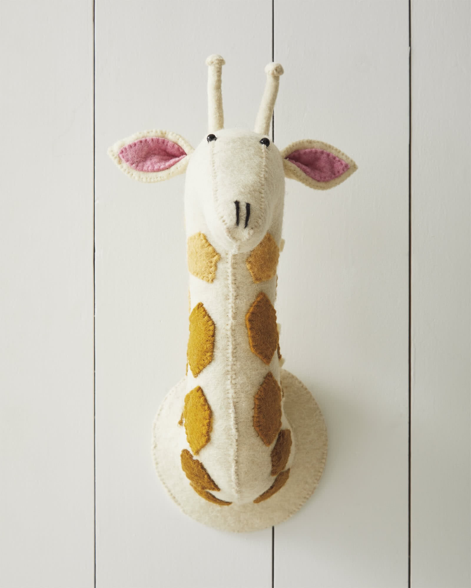 Felted Wool Wall Animal – Ombré Giraffe | Serena and Lily