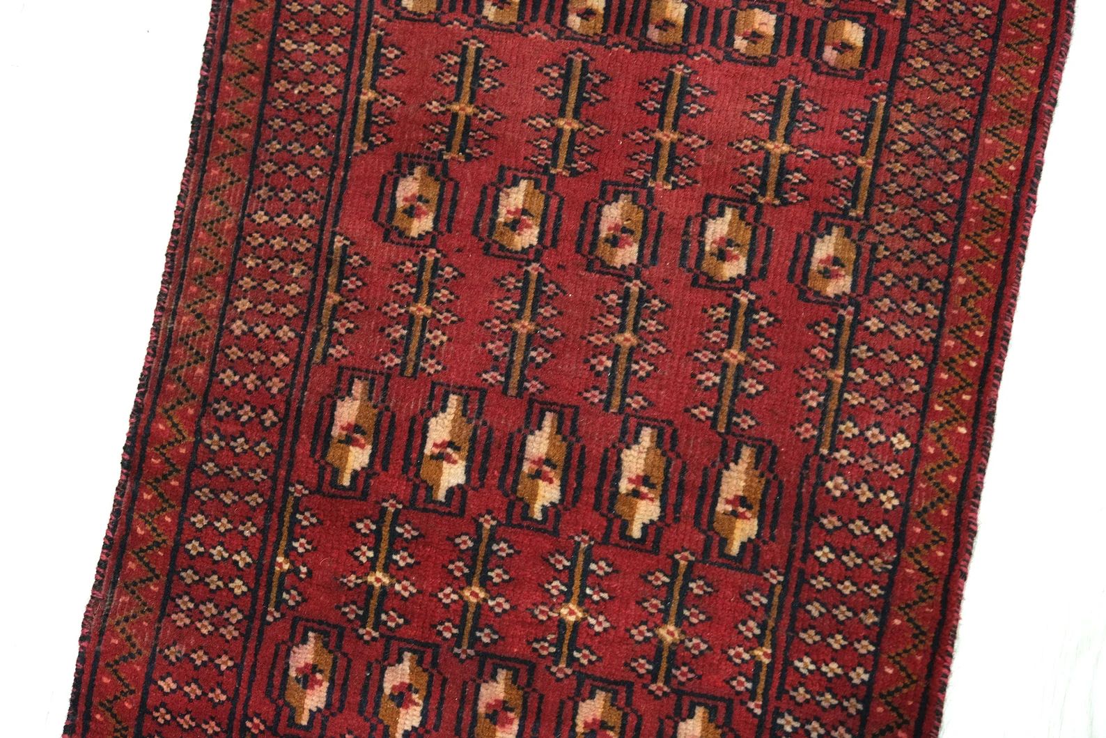 2x3 Maroon Red Black Vintage Accent Rug - Oriental Handwoven Tribal Rug - Veg Dyed Wool Decorativ... | Etsy (US)