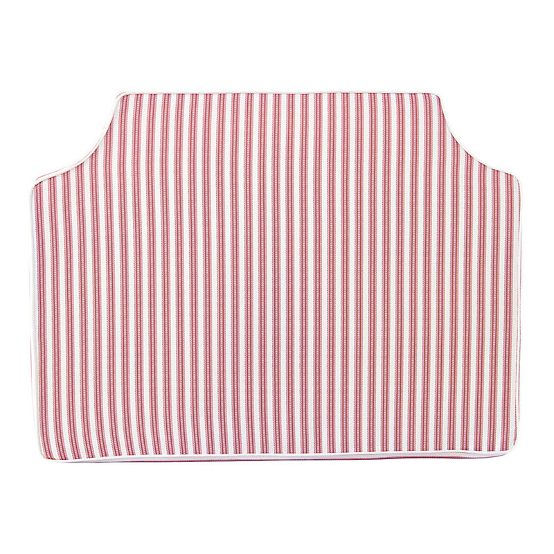 Caroline Stripe Foam Headboard - Raspberry - Ballard Designs | Ballard Designs, Inc.