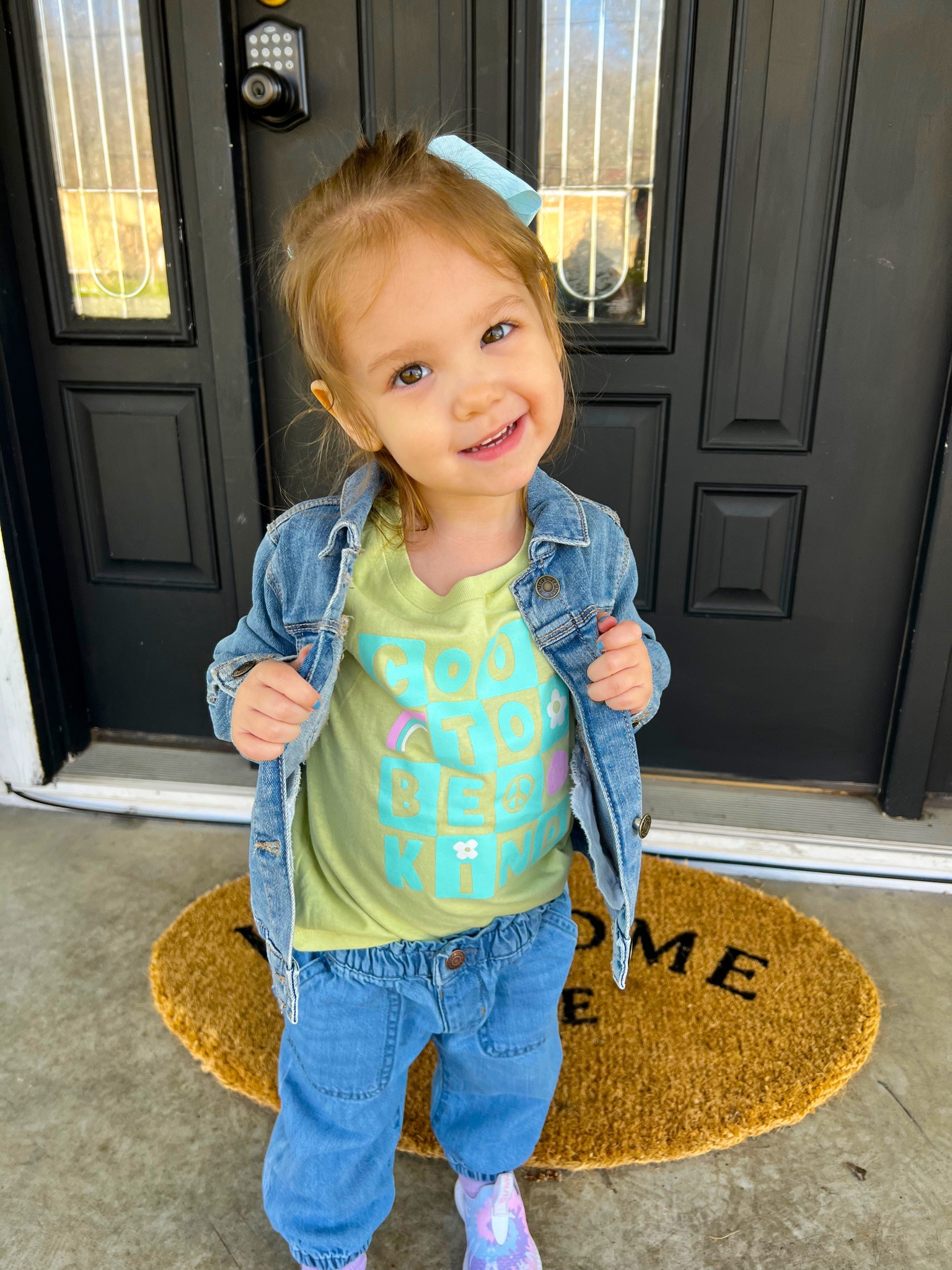 toddler denim spring outfit! 💗🥰

#LTKunder50 #LTKbaby #LTKkids