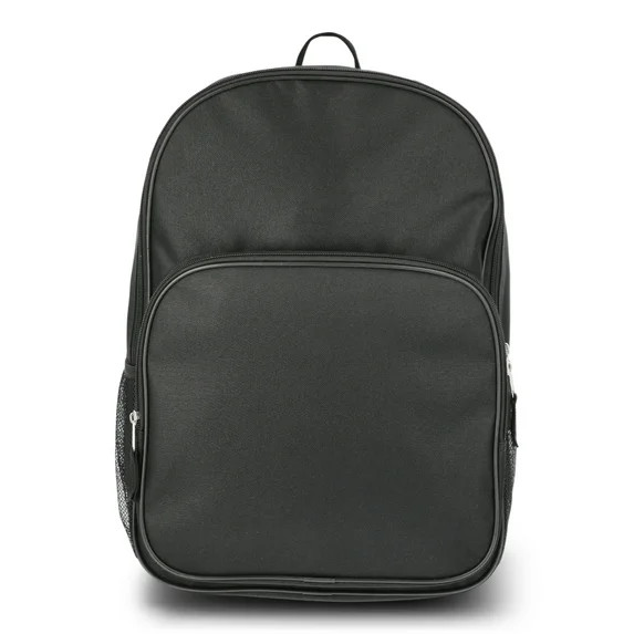 Wonder Nation Kids Unisex 16" Backpack, Solid Black | Walmart (US)