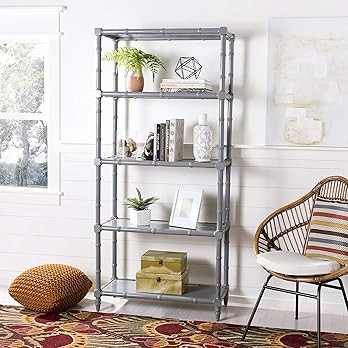 Amazon.com: Safavieh Home Collection Ebo Modern Coastal 4 Tier Etagere, Grey : Everything Else | Amazon (US)