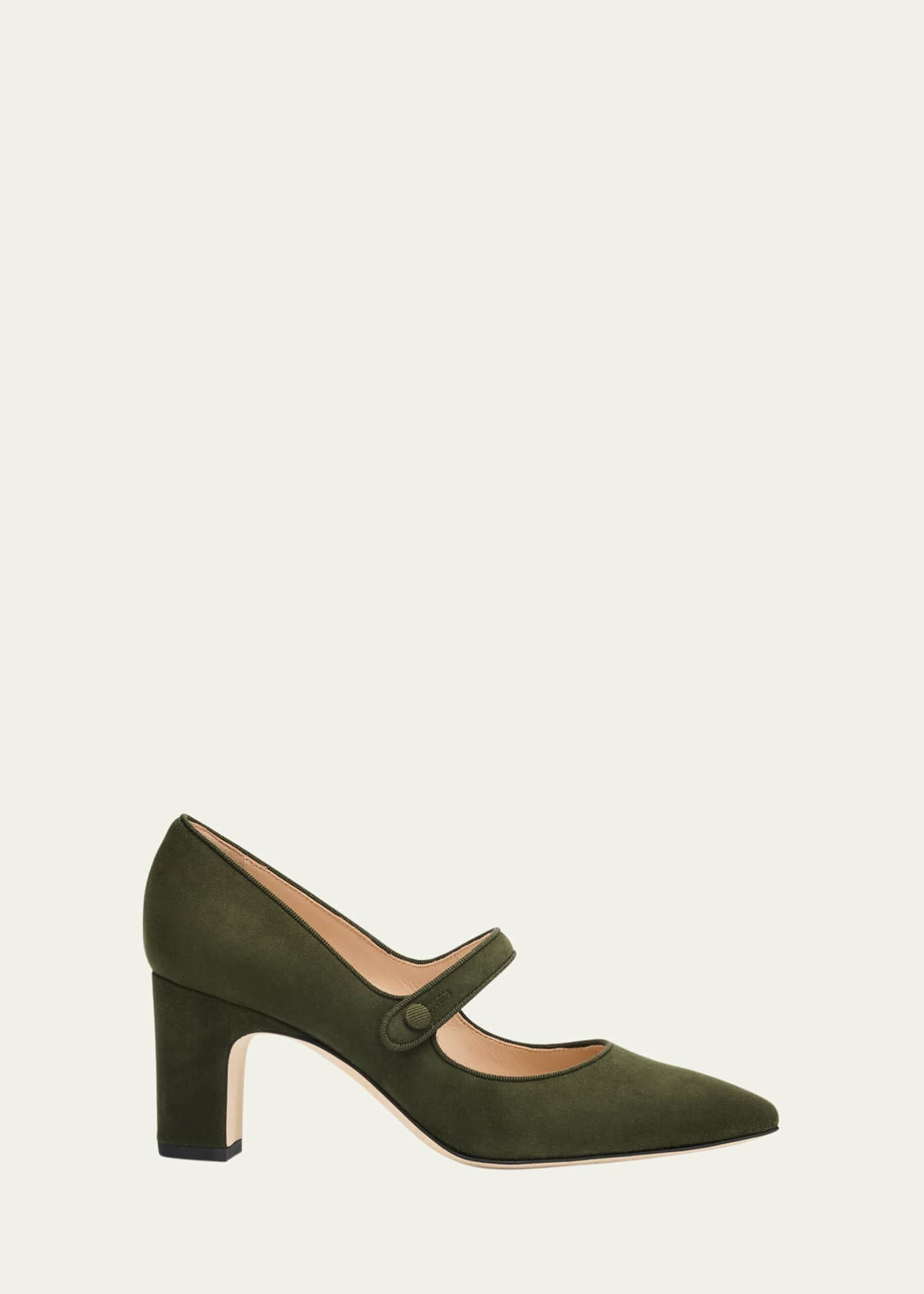 Manolo Blahnik Campariba Kid Suede Pumps | Bergdorf Goodman
