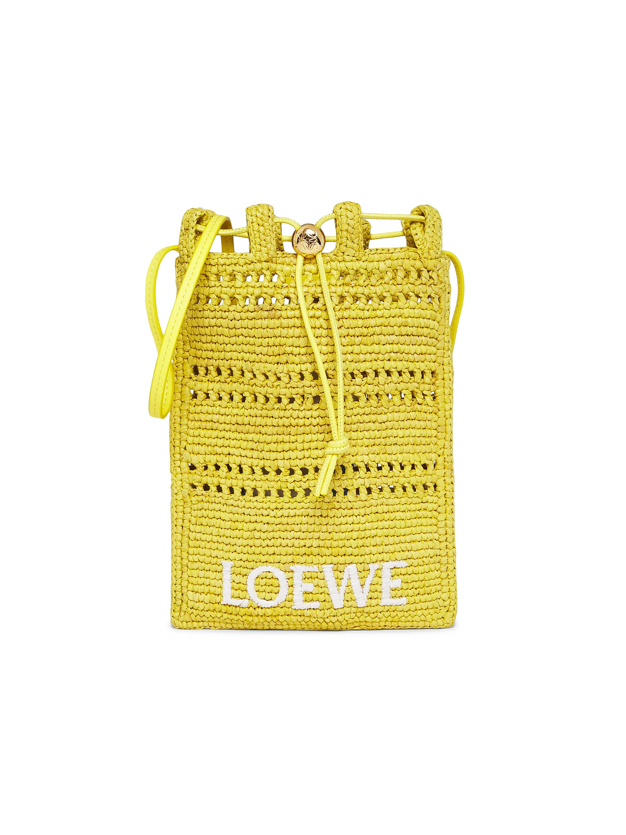 LOEWE x Paula's Ibiza Raffia Crossbody Bag | Saks Fifth Avenue