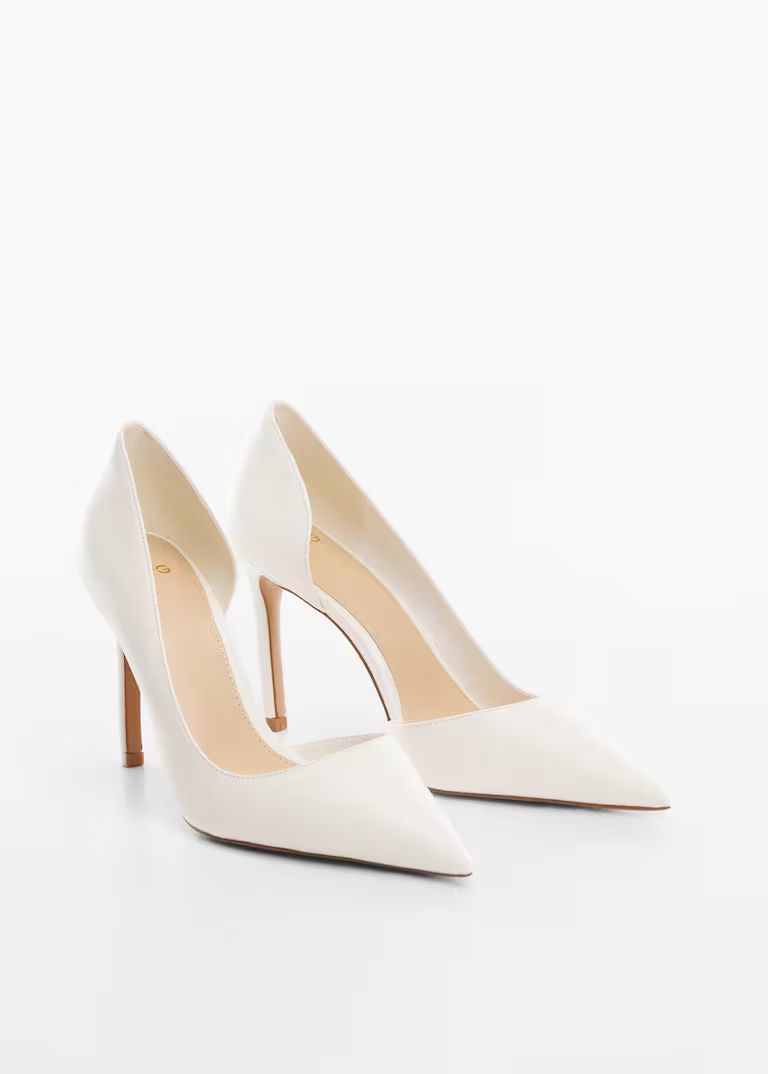 Asymmetrical heeled shoes -  Women | Mango USA | MANGO (US)