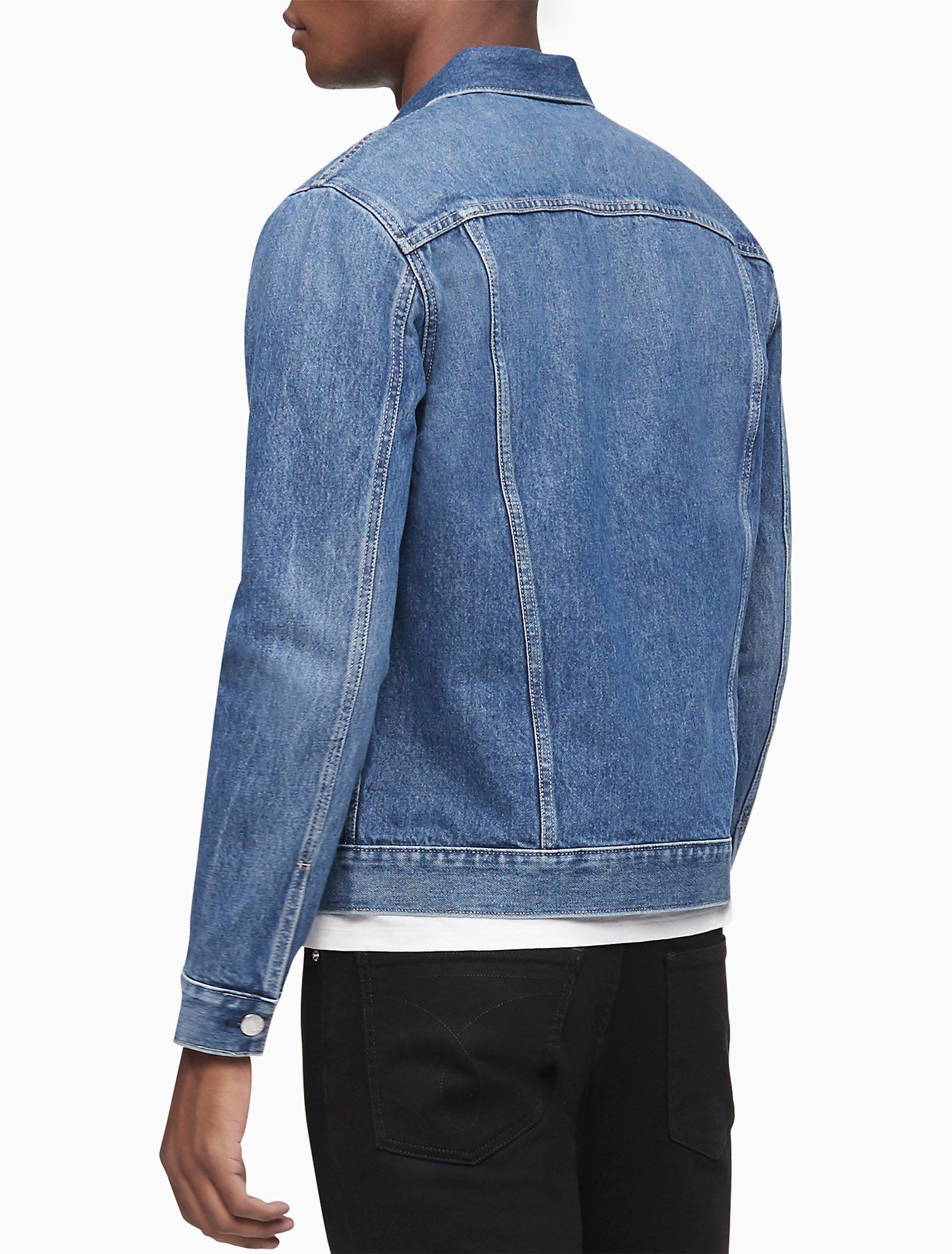 Essential Denim Stretch Trucker Jacket | Calvin Klein | Calvin Klein (US)