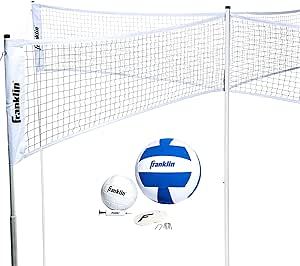 Franklin Sports Four Square Volleyball - Quad Volleyball 4 Way Net Game Set - Backyard + Beach 4 ... | Amazon (US)