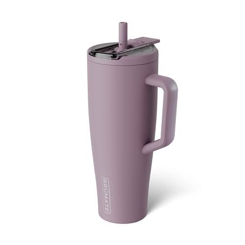BrüMate Era Flip 40oz Tumbler with Covered Flip Down Straw | 100% Leakproof Insulated Tumbler | Made of Stainless Steel | Cup Holder Friendly Base | 40oz (Lilac Dusk) | Amazon (US)