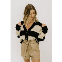 Last Minute Sweater - Black + White - M/L / Black + White | THELIFESTYLEDCO