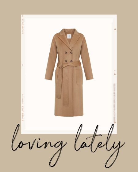 Kat Jamieson of With Love From Kat shares a camel coat. Neutral style, wool-cashmere coat, fall style, neutral coat. 

#LTKstyletip #LTKSeasonal