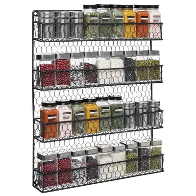 4-Tier Metal 36 Jar Spice Rack | Wayfair North America