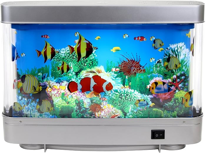 Ultimate Fascinating Alternative to Real Aquarium, Brighter & Wider Ocean in Motion for D\u00e9co... | Amazon (US)