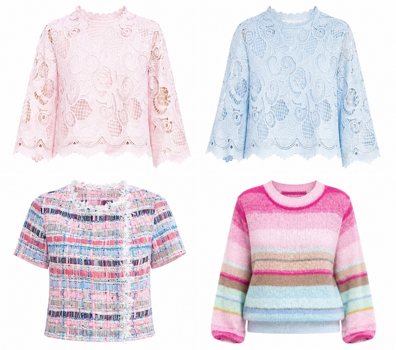 Four of my favorite tops of the season. Feminine, beautiful, elevated but wearable on the daily. ✔️

#LTKMothersDay #LTKmomlife #LTKgrwm