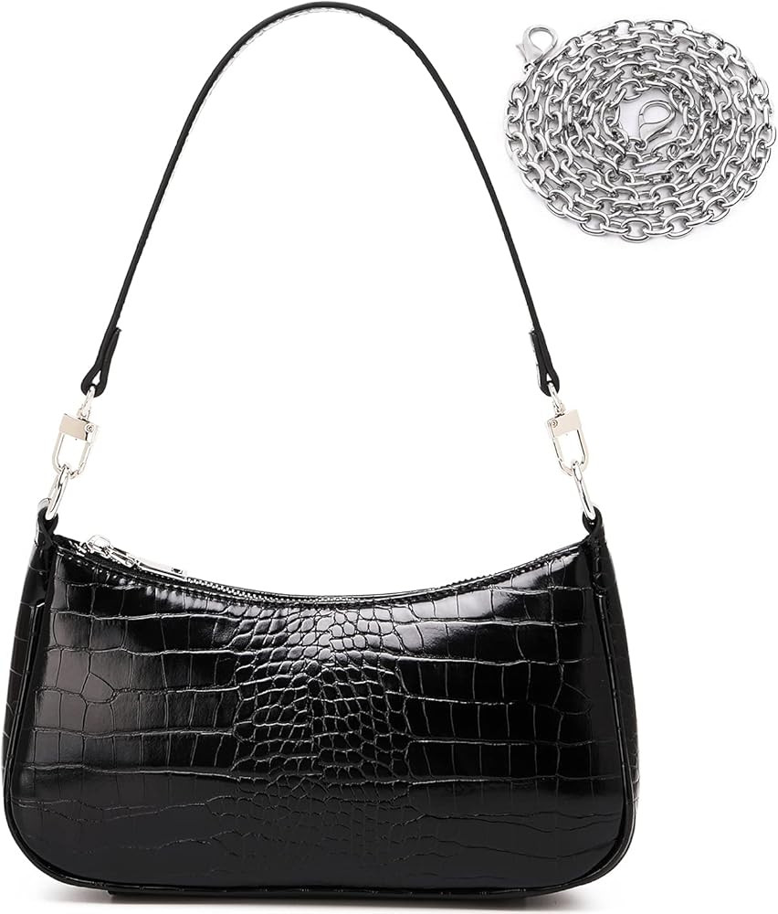 Women Small Shoulder Bag Mini Purse Womens Crossbody Clutch Purses 90s Y2k Bags | Amazon (US)