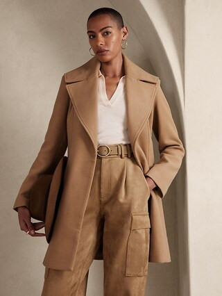 Tie-Waist Coat | Banana Republic Factory