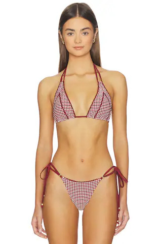 Decorative Panel Halter Bikini Top
                    
                    Kulani Kinis | Revolve Clothing (Global)