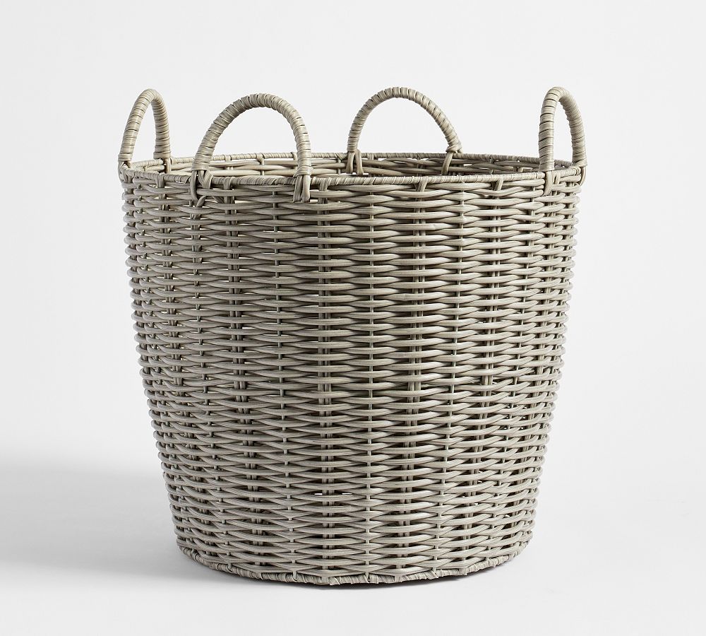 Newport Handwoven Tote Baskets | Pottery Barn (US)