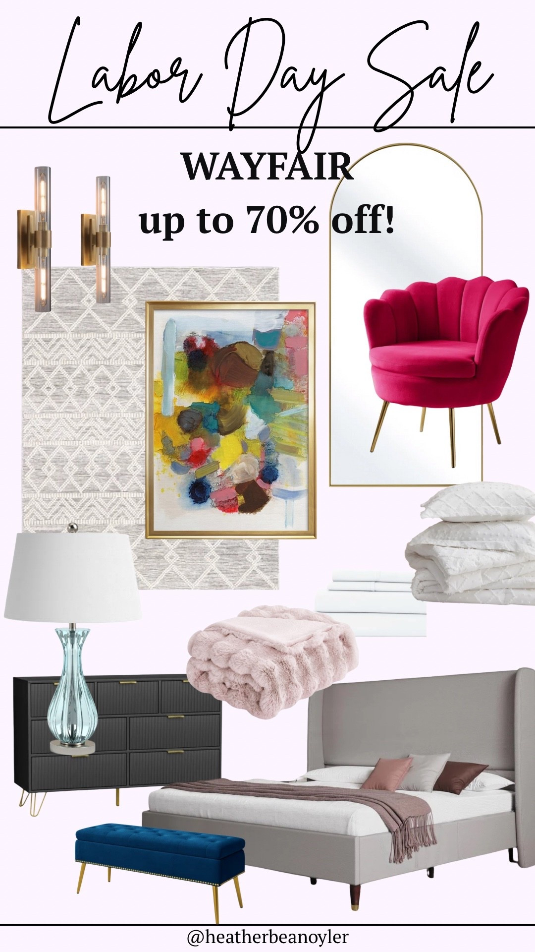 Some gorgeous girly bedroom inspo based off of the Wayfair Labor Day /Long Weekend Sale going on now for up to 70% off!

#LTKStyleTip #LTKHome #LTKSaleAlert