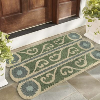 Suzani Print Hooked Door Mat | Grandin Road | Grandin Road