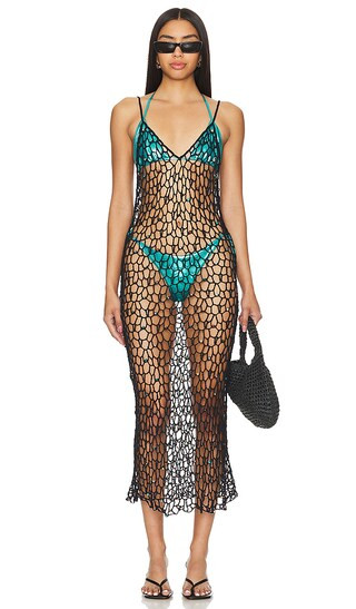 Aries Maxi Dress in Black | Revolve Clothing (Global)