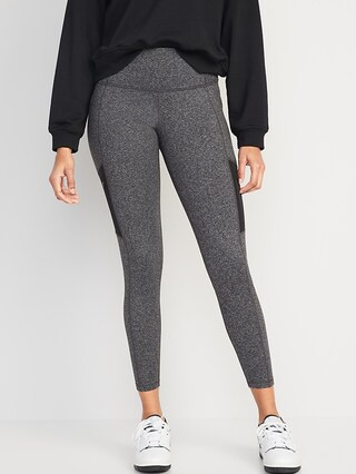 High-Waisted CozeCore Hybrid Zip-Pocket Leggings for Women | Old Navy (US)