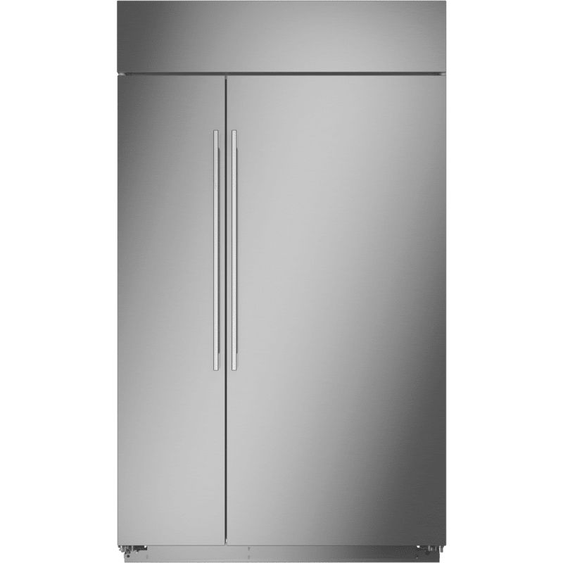 Monogram ZISS480NN 48 Inch Wide 29.6 Cu. Ft. Side By Side Refrigerator Stainless Steel Refrigeration | Build.com, Inc.