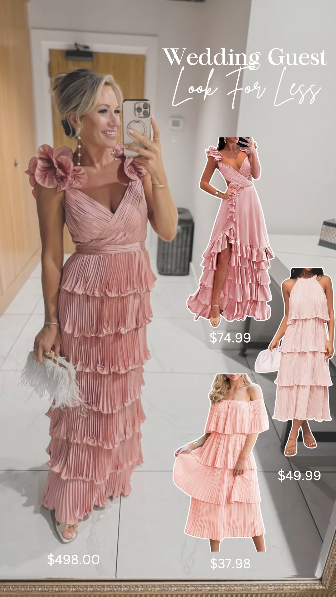 Fall wedding guest dress look for less  

 #LTKSeasonal #LTKStyleTip