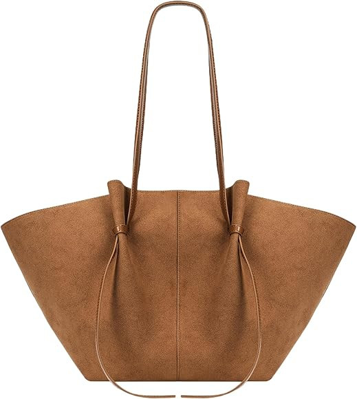 ACUYE Leather Tote Bag for Women - Faux Leather Work Bag with Top Handle and Hobo Style | Amazon (UK)
