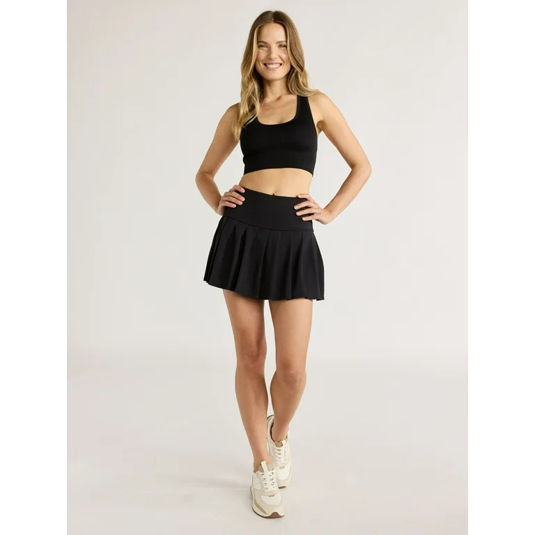 Love & Sports Women's Pleated Tennis Skort, Sizes XS-XXXL | Walmart (US)