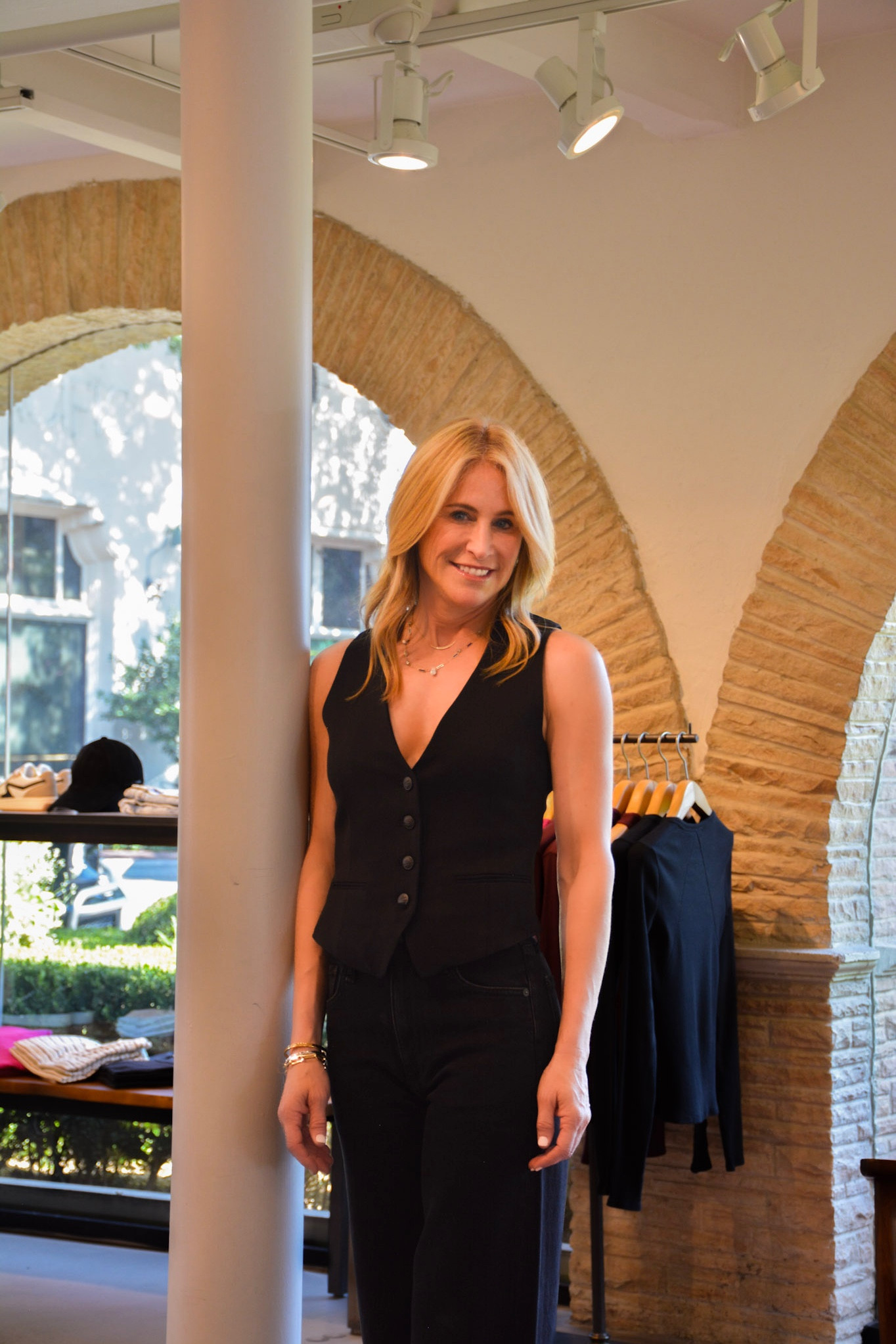 My favorite piece this season is a vest. I wear this black vest to client meetings during the day and dress it up with heels for an evening look  

#LTKstyletip #LTKworkwear
