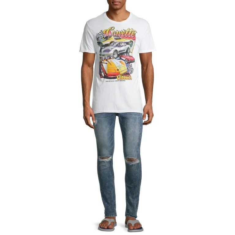Corvette Chevy Original Men's and Big Men's Graphic T-Shirt | Walmart (US)