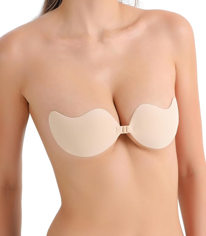 Nippies Sticky Bra - Adhesive Strapless Backless Bra for Women, Seamless Coverage, Push Up Suppor... | Amazon (US)