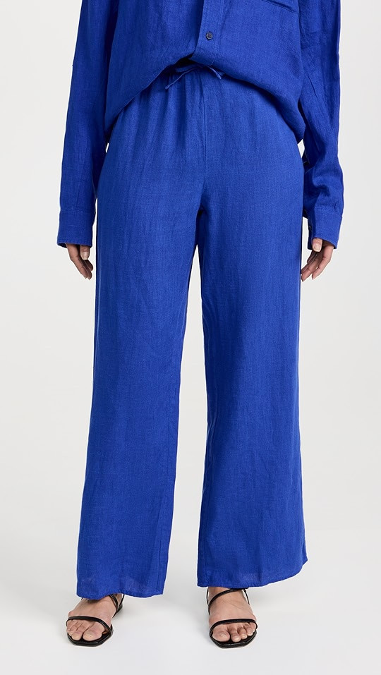 Lounge Plain Linen Trousers | Shopbop