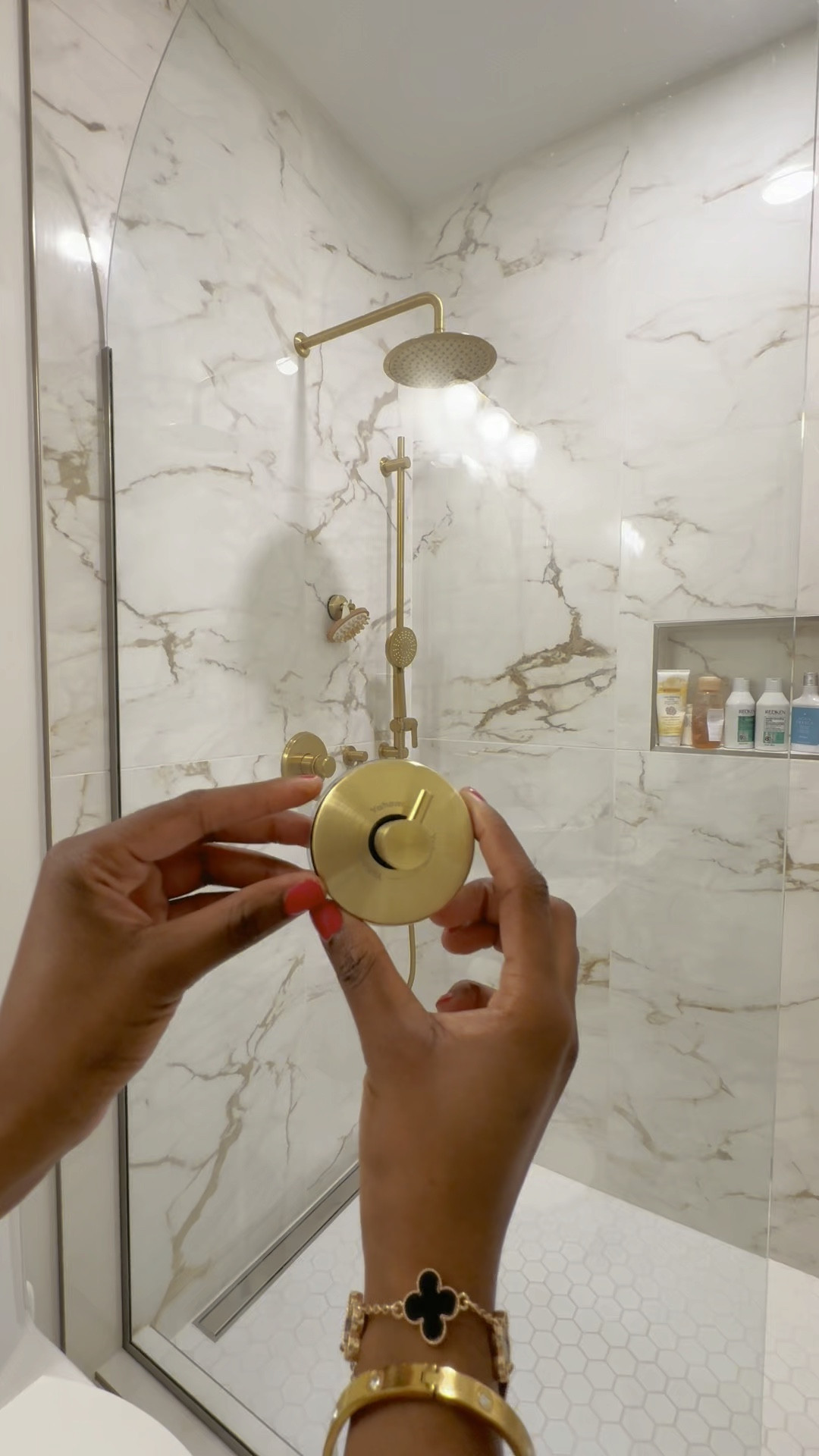 This is how I added extra storage space to my bathrooms with these no drill suction cup hooks. They come in a bunch of different finishes and are less than $30 for 2. Bathroom organization #LTKhome, Amazon #LTKstorage
 

#LTKsale