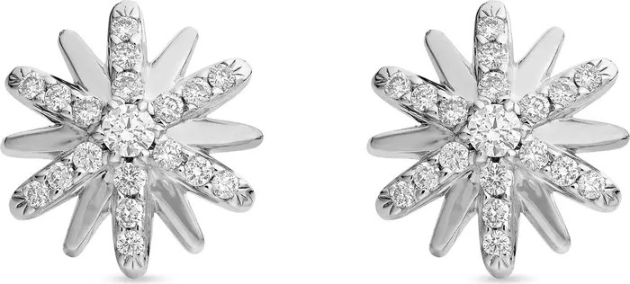 Petite Starburst Stud Earrings with Pavé Diamonds | Nordstrom