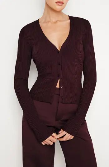 Shine Rib Cardigan | Nordstrom