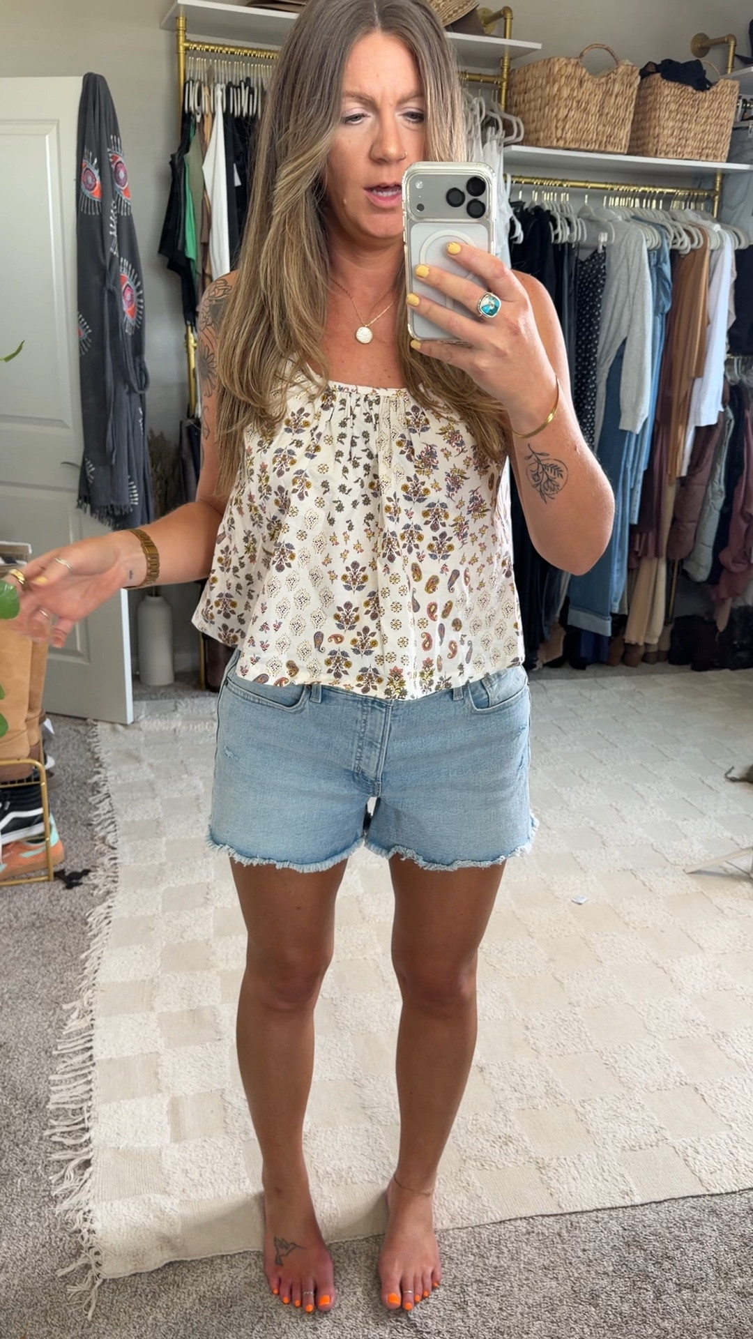 40% off!! Medium top, 12 shorts 
(Saved us & 🇨🇦 links) 

#LTKTall #LTKSaleAlert #LTKOver40