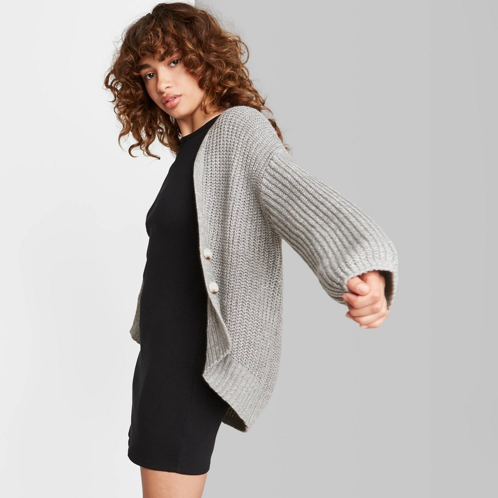Women's Slouchy Cardigan - Wild Fable Gray XXL | Target